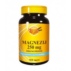 Magnezij 250 mg Natural Wealth