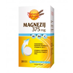 Magnezij 375 mg +B1+B6+C...